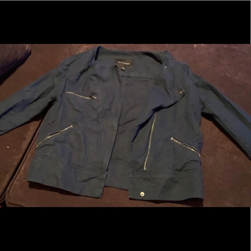 Blue Zipper Jacket